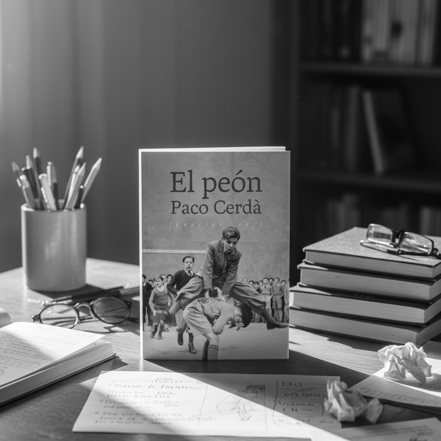 Portada de El peón de Paco Cerdà, historia de Boris Spasski y Bobby Fischer durante la Guerra Fría