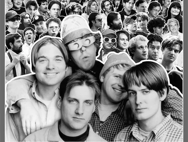 Fotograma del documental Pavements de Alex Ross Perry sobre la banda de indie rock Pavement